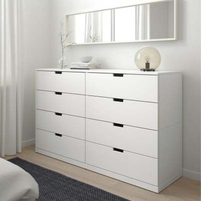 COMODA STYLUS 8 CAJONES COLOR BLANCO