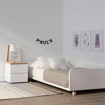 CAMA ARTIKA CON VELADOR 1.0 PLZ