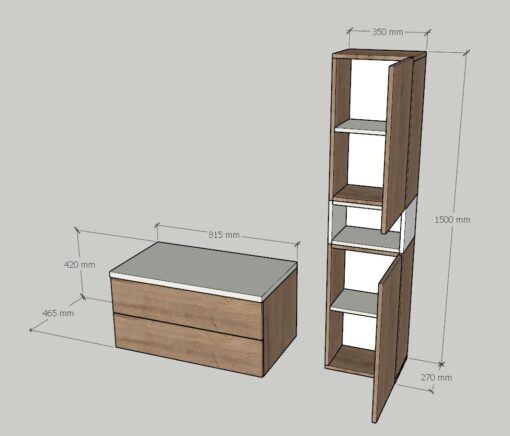 MUEBLE DE BAÑO GLUVER - Imagen 2